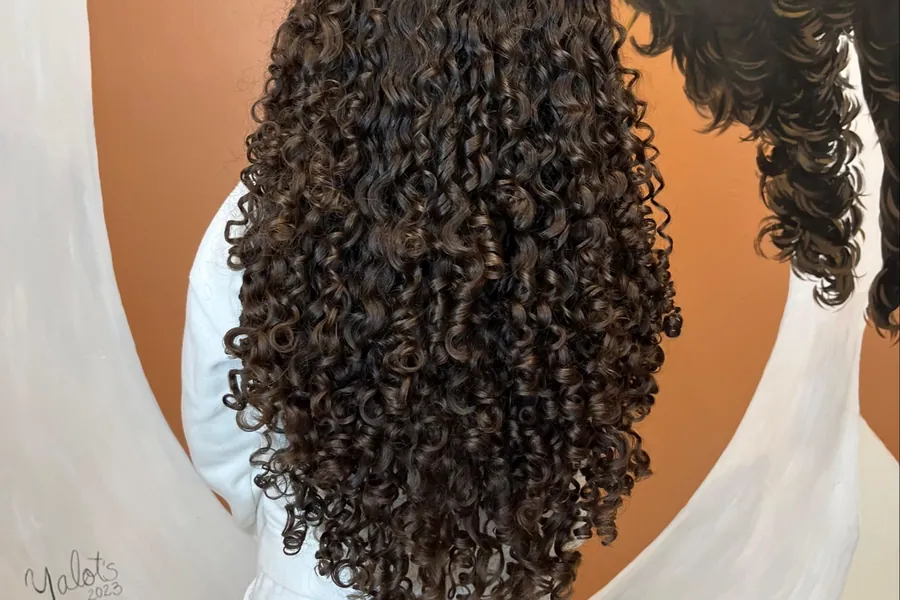 Rizos con reflejos y volumen